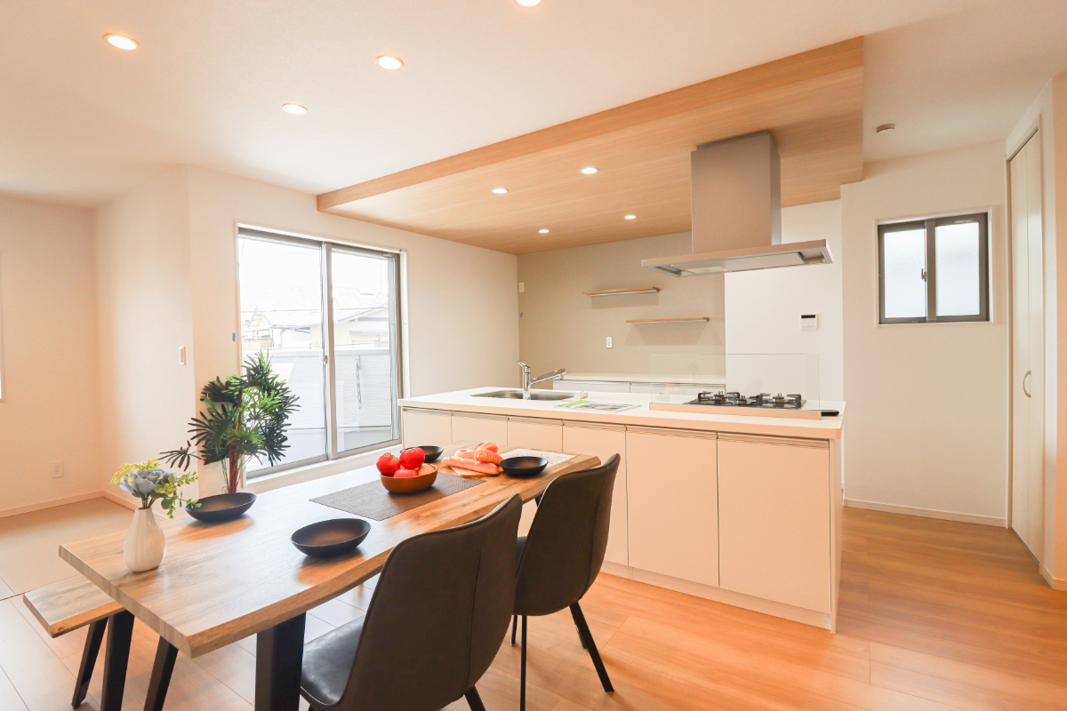 広々24帖超えのLDK！家族が自然と集まりたくなる空間