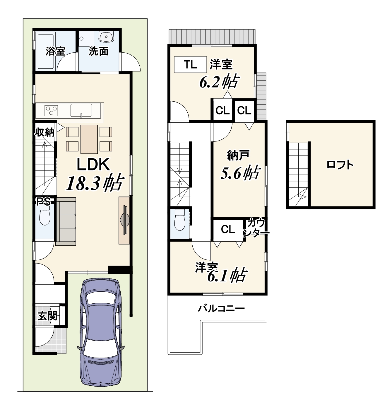 ぽかぽか南向きで日当たり良好&前道5.9m!JR西大路駅徒歩10分!